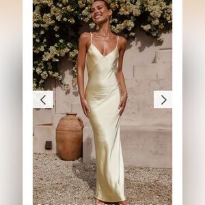 Billy J Butter Yellow Dress - Size 8 AUS / Size S